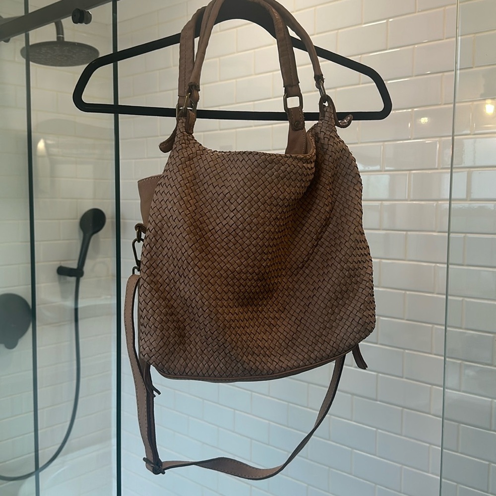 Light tan /beige purse from Italy